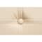 Simplify Metallic Faux Leather Folding Storage Ottoman Cube